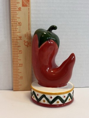 VTG Art Chili Pepper/ Salt Or Pepper Shaker Red Taco Tuesday Fun