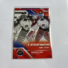 2025 UD NATIONAL HOCKEY CARD DAY LEGENDS ON ICE PATRICK ROY NHCD-28