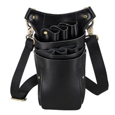 Hairdressing Scissor Pouch Belt, Real Leather Salon Barber Hairdresser Shears...