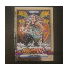 Panini Prizm WNBA 2025 Groovy Insert Sabrina Ionescu #9 New York Liberty