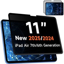 Mamol Upgrade Privacy Screen Protector for iPad Air 11 inch M3 2025 M2 2024...