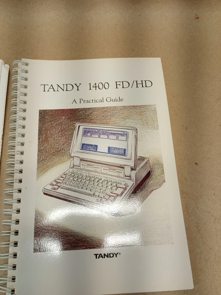 Tandy 1400 FD/HD Practical & Quick Reference Guide MS-DOS/GW-BASIC Books - Image 3 of 4
