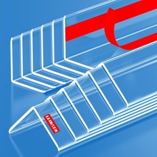 12PCS Clear SelfAdhesive Wall Corner Protectors Corner Guards Edge Protecto...