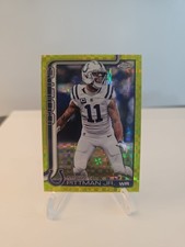 2025 Topps Chrome Michael Pittman Jr Lime Green X-Fractor #126