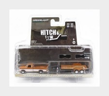 Greenlight Ford F-150 Pick-up Ranger Xlt With Trailer Car Transporter 1976 1:64 32220B