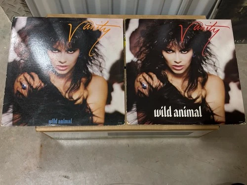 Vanity Wild Animal Vinyl LP Lot 2 Cover Versions 1984 Motown Prince Related EX