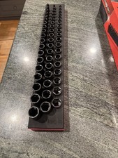 Snap On 257simfmyfr 57 pc 3/8” drive 6 pt metric impact socket set 6-24mm new