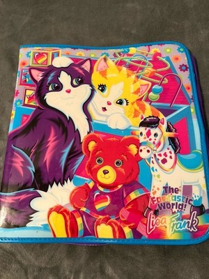 Vintage 90s Lisa Frank Three Ring Binder Trapper Keeper Mirror