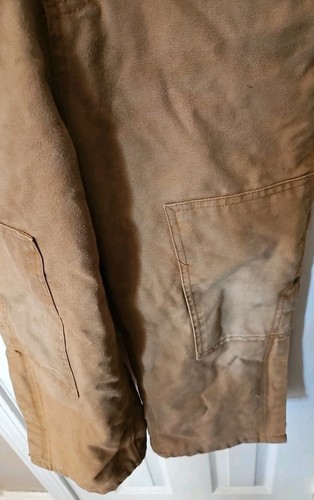 Carhartt Overalls Youth Boys Size 8 Brown Double Knee Canvas Workwear Outdoor - Picture 4 of 7