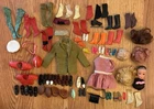 Vintage Barbie & Ken Clothes Shoes accessories Lot Hangers 1960s Huge Lot