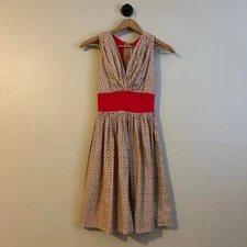 Pin Up Style Cotton Repro Retro Golightly Dress 50s 60s - Evening Party Gown