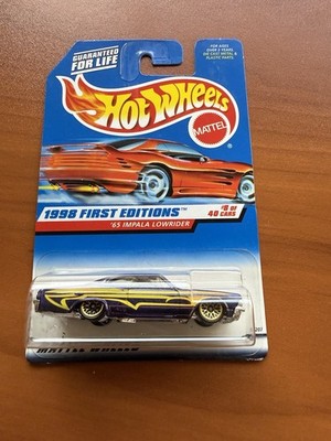 Hot Wheels 1998 First Editions #8 Purple '65 Chevrolet Chevy Impala Lowrider