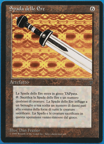Sword of the Ages Legends (ITALIAN) NM (Reserved List MTG Magic Card) (507816) - Picture 1 of 2