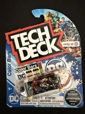 Tech Deck Ultra Rare Color Bars DC Comics Superman Fingerboard Target Exclusive