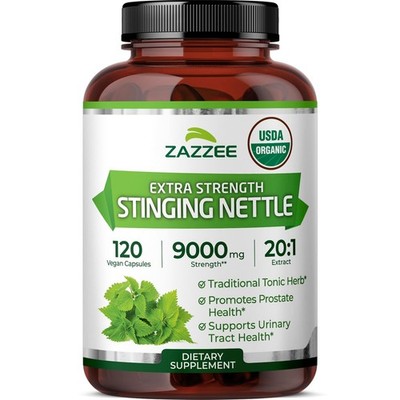 Stinging Nettle Extract 20:1, 120 Vegan Capsules - 4 Month Supply, Immune