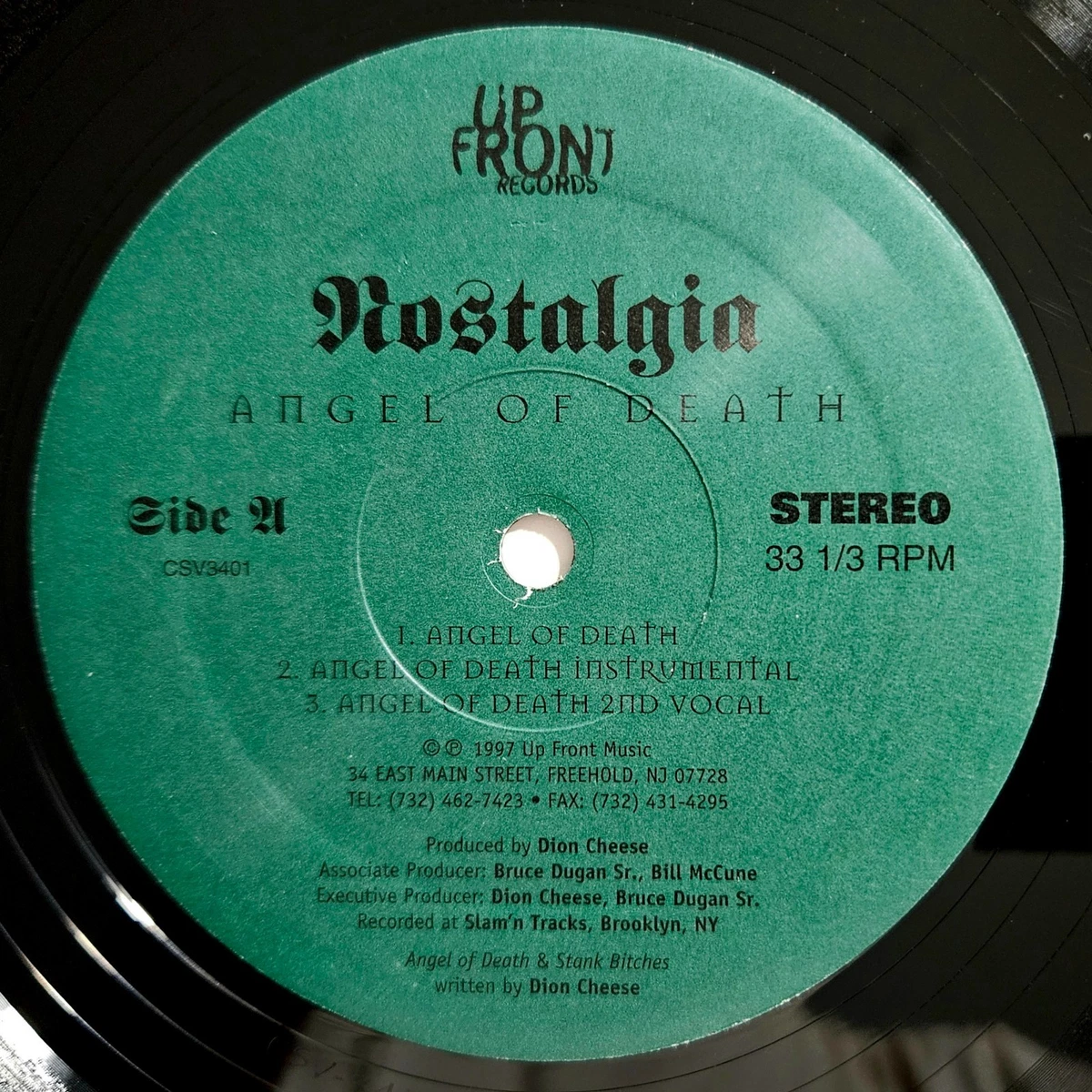 Death Rap & Hip-Hop Very Good Plus (VG +) Sleeve Vinyl Records for