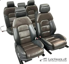 Seat equipment Audi A8 S8 4E 3D Sports seats Leather Black Brown Soul Parabrown