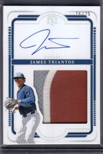 2025 National Treasures James Triantos Silhouette Patch Auto /25