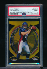 2010 Finest Atomic Rookie Gold #FAR25 Tim Tebow PSA 9 /50 very tough