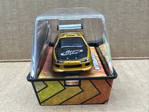 2005 Johnny lightning xTraction HO Scal Fast and Furious GOLD MITSUBISHI ECLIPSE - Picture 2 of 6