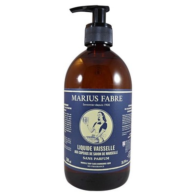 Marius Fabre Marseille Soap Flakes Dishwashing Liquid 500 ml / 16.9 fl oz