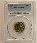 1931-S PCGS MS64 Buffalo Nickel Business Strike 5C