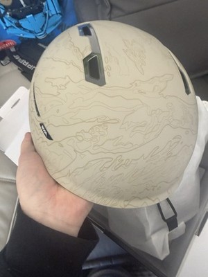 UNDEFEATED X BURTON LOGAN WAVECEL HELMET - Tan LARGE 