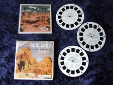 Badlands National Monument South Dakota GAF View Master 3 Reel Set A 489