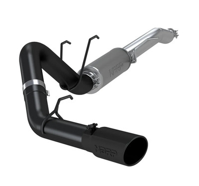 MBRP Resonator Back Exhaust System 4'' Pipe Tip Muffler Fits 17-25 Ford F250 350