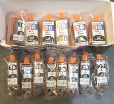 PGI-35 CLI-36 Ink Cartridges Lot for Canon 35 36 Combo Pack Fits PIXMA - 14 Pack