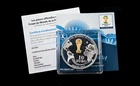 2012 Proof 10 Euro Brasil FIFA World Cup 92.5% Silver Coin with COA