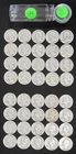 1941 P Washington Silver Quarter Roll - Circulated - 40 Coins - Actual Coins L54