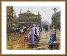 Creative Сross Stitch Embroidery Kit "Opera Garenie. Paris" Nova Sloboda