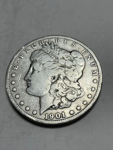 1901 Morgan Silver Dollar Very Good