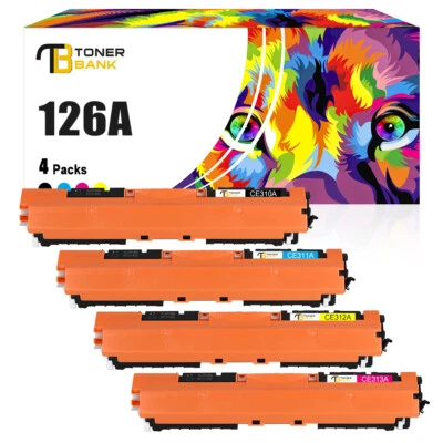 TONER BANK Toner XXL per HP126A 130A CE310A-313A LaserJet CP1025 CP1025NW M275 M175NW