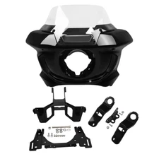 Front Headlight Fairing & Bracket Support For Harley Low Rider FXRST FXLRST ST