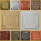 DIY GLUE UP R8 Enea 20x20FOAM TIN LOOK FAUX CEILING TILES  DIFFERENT COLORS SALE