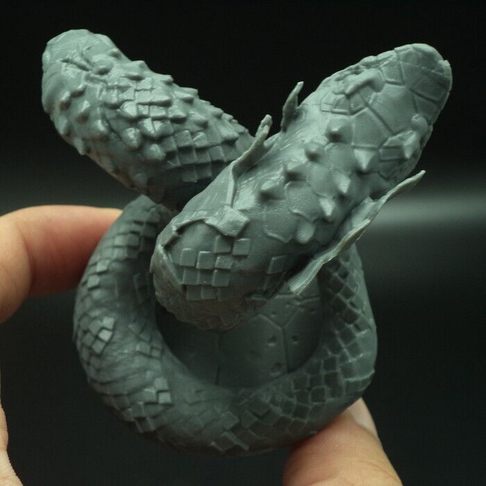 Giant Snake 3D Printed Miniature Model for Dnd and 