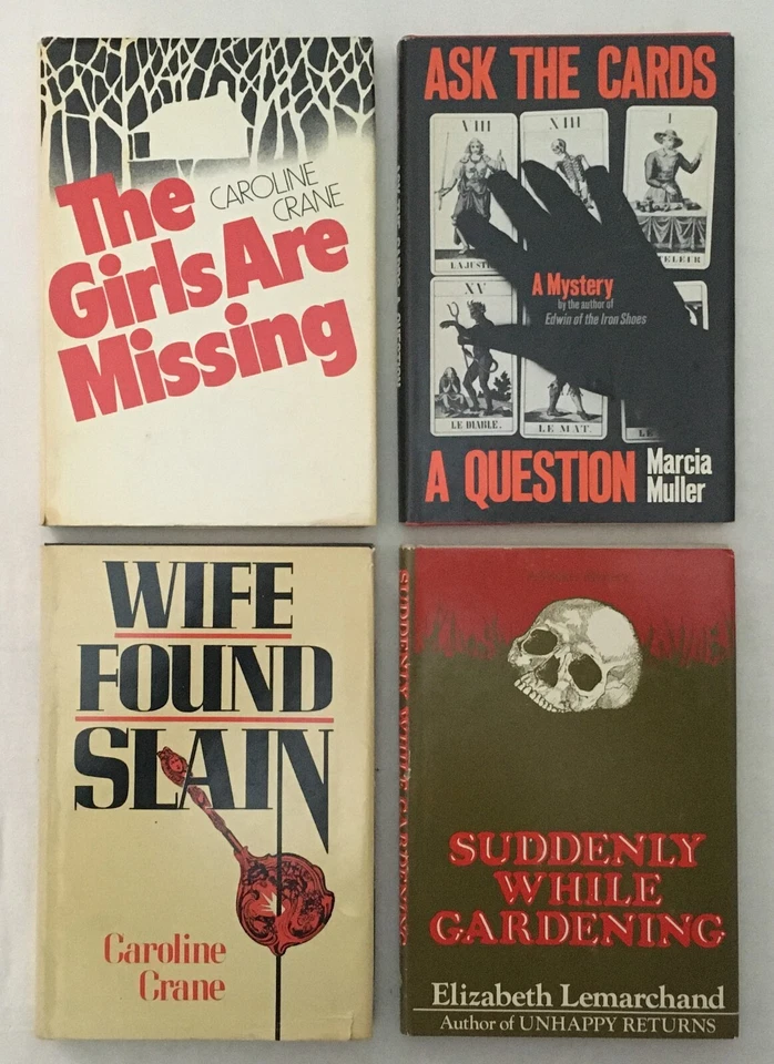 Lot of 10 Hardcover Vintage Mystery Novels Book Club Editions Foto 2 de 4