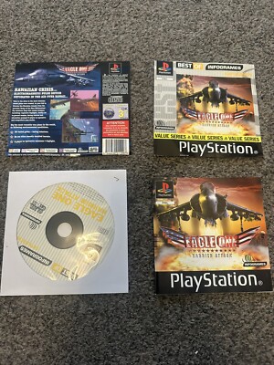 PS1 Eagle One Harrier Attack Playstation One Spiel Infrogames 3+ ohne Hülle