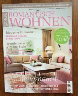 Zeitschrift Romantisch Wohnen Feb Marz 2019 Neu Ebay