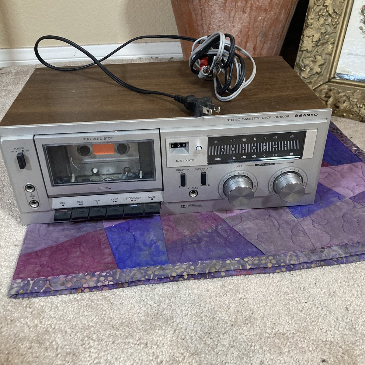 Sanyo Stereo Cassette Deck # RD 5008 Old Vintage Rare | eBay