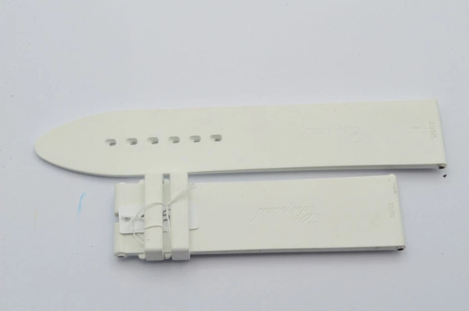 Pulsera Goma Chopard Vintage 23MM Happy SPORTS Blanca Foto 2 de 2