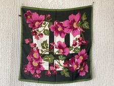 Vintage Floral Scarf FV01/30/04-24B Royal Floral Crepe