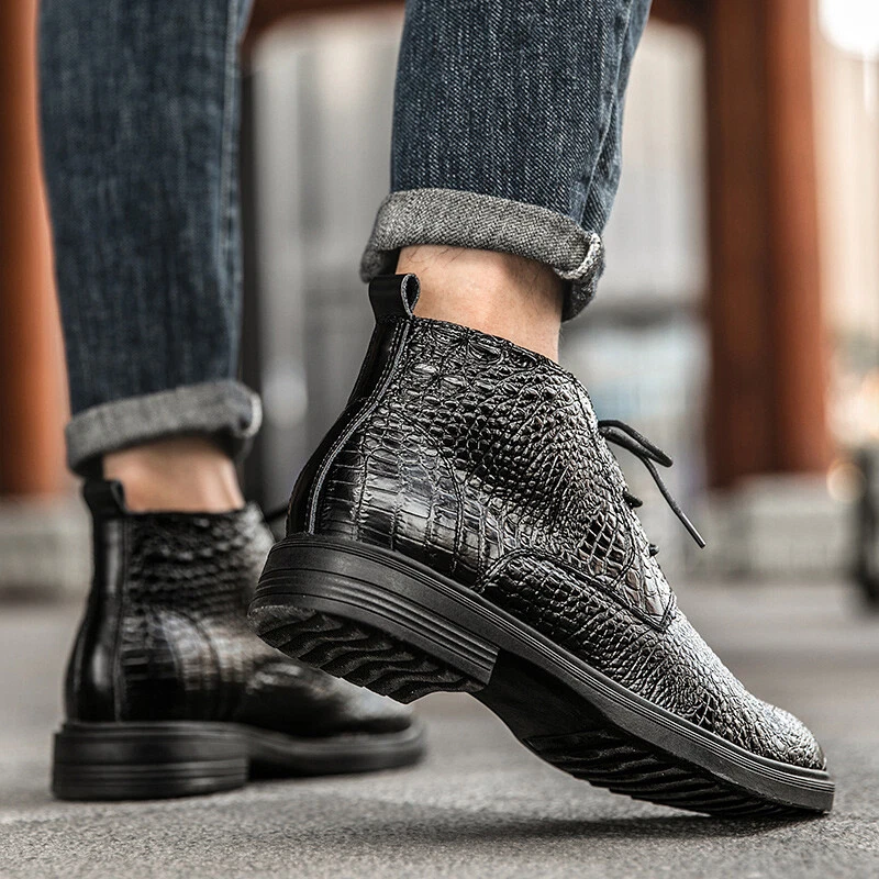 Men's business online casual winter boots