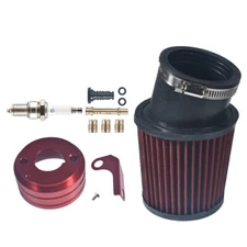 Air Filter Adapter Jet Kit For Predator 196cc 212cc GX160 GX200 CT200U Go Kart
