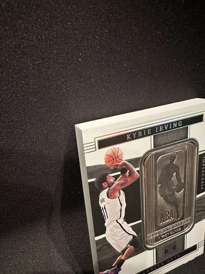 2021 Impeccable #16 Kyrie Irving .999 Fine Silver 1 Troy Ounce Oz /20 - Image 3 of 4
