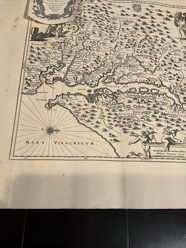 1671 Virginia Map 1937 Reproduction - 第 7/9 張圖片
