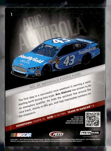 2013 Press Pass Redline Racing base, SN, and Inserts - Pick from list - PYC - Picture 19 of 82
