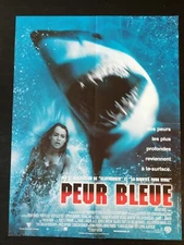 N74 Affiche Cinéma Peur bleue Renny Harlin (deep bleu sea)